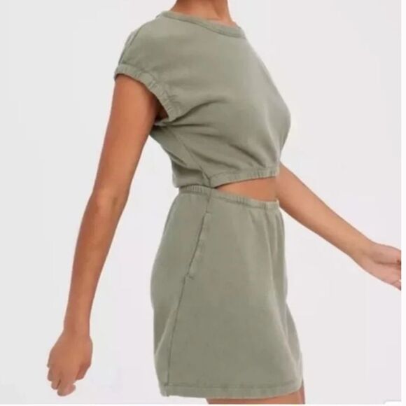 OFFLINE By Aerie Weekend Fleece Cut Out Dress - Picture 2 of 11